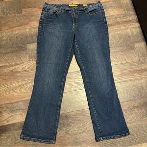 Seven7 Dark Blue Straight Leg Jeans